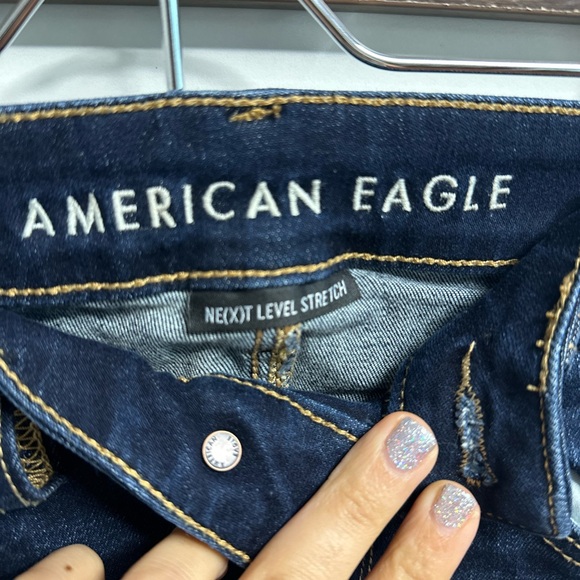 American Eagle Outfitters Dark Indigo Skinny Jeans - Picture 2 of 4